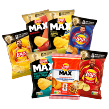 Lay's max of flat chips